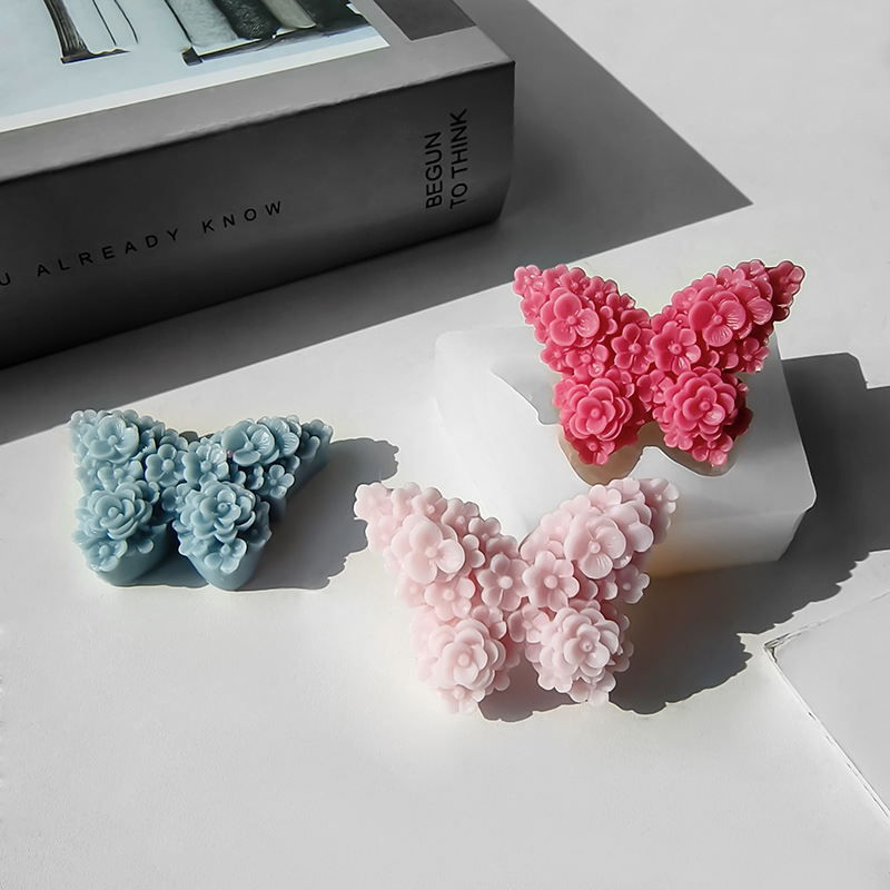 Soap Making Business - Rose Butterfly Candle Silicone Mold DIY