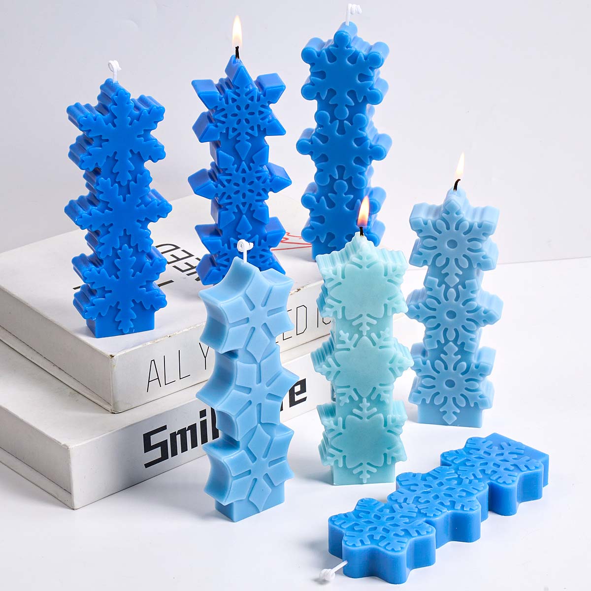 Soap Making In Home - Christmas Snowflake Candle Mold DIY Aromath