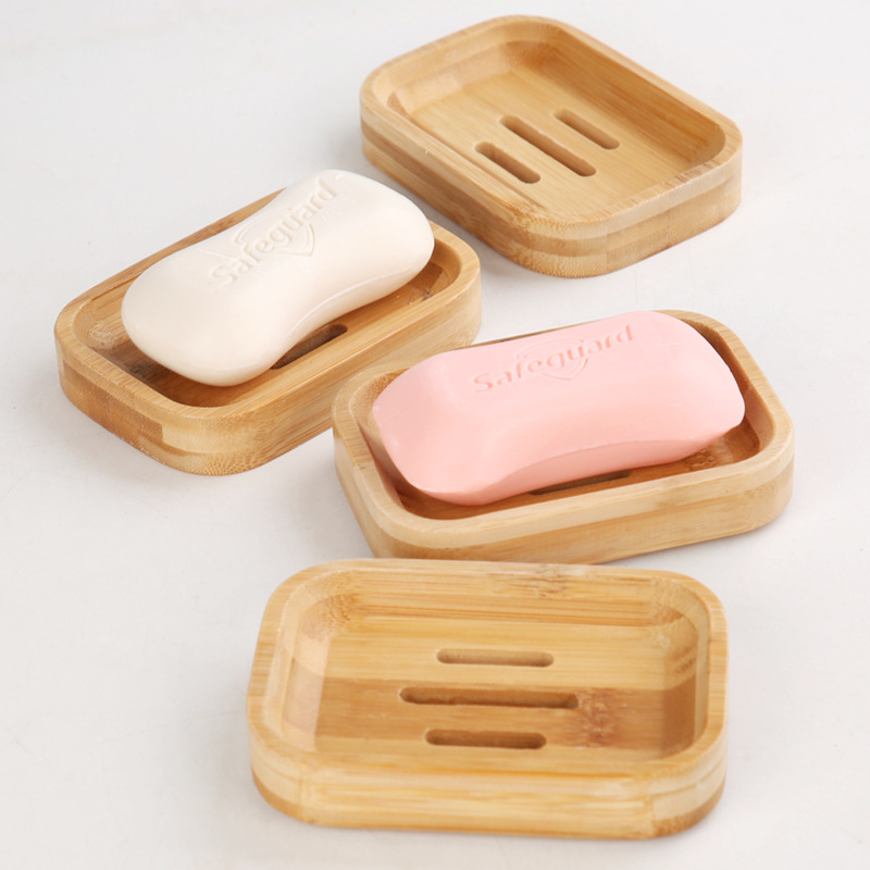 Soap Making Tray - 1 Pc Bamboo Wooden Soap Dish,