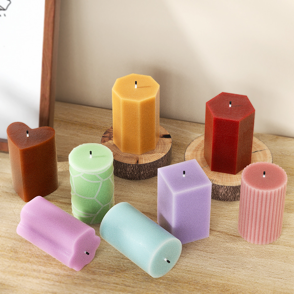 Soap Making Business - Geometry Column Silicone Mold for Candle