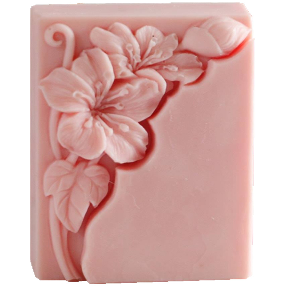 Pretty Floral Soap Mold Rectan - Soap Making Cold Process ulasan dan harga