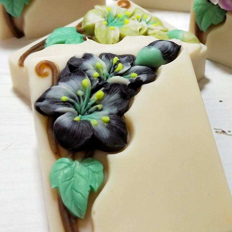 Pretty Floral Soap Mold Rectan - Soap Making Cold Process ulasan dan harga