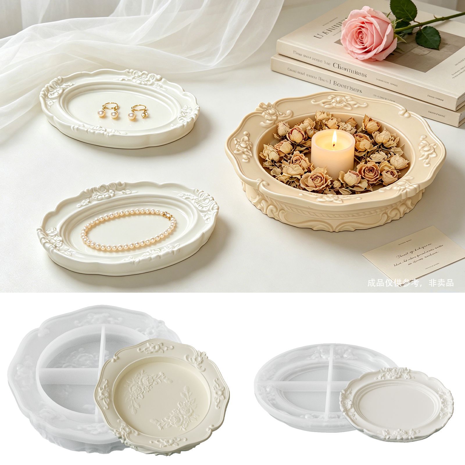 Elegant Vintage Baroque Lace S - Soap Making Organic ulasan dan harga