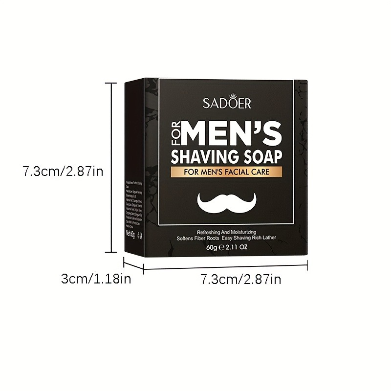 60G/Box Shaving Soap, Contains - Soap Making Olive Oil ulasan dan harga
