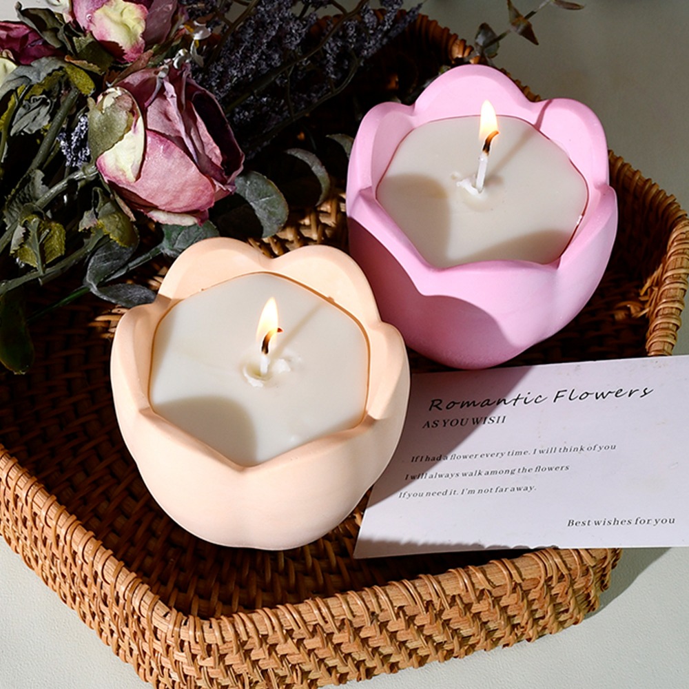 Tulip Candle Holder Silicone M - Soap Making Books ulasan dan harga