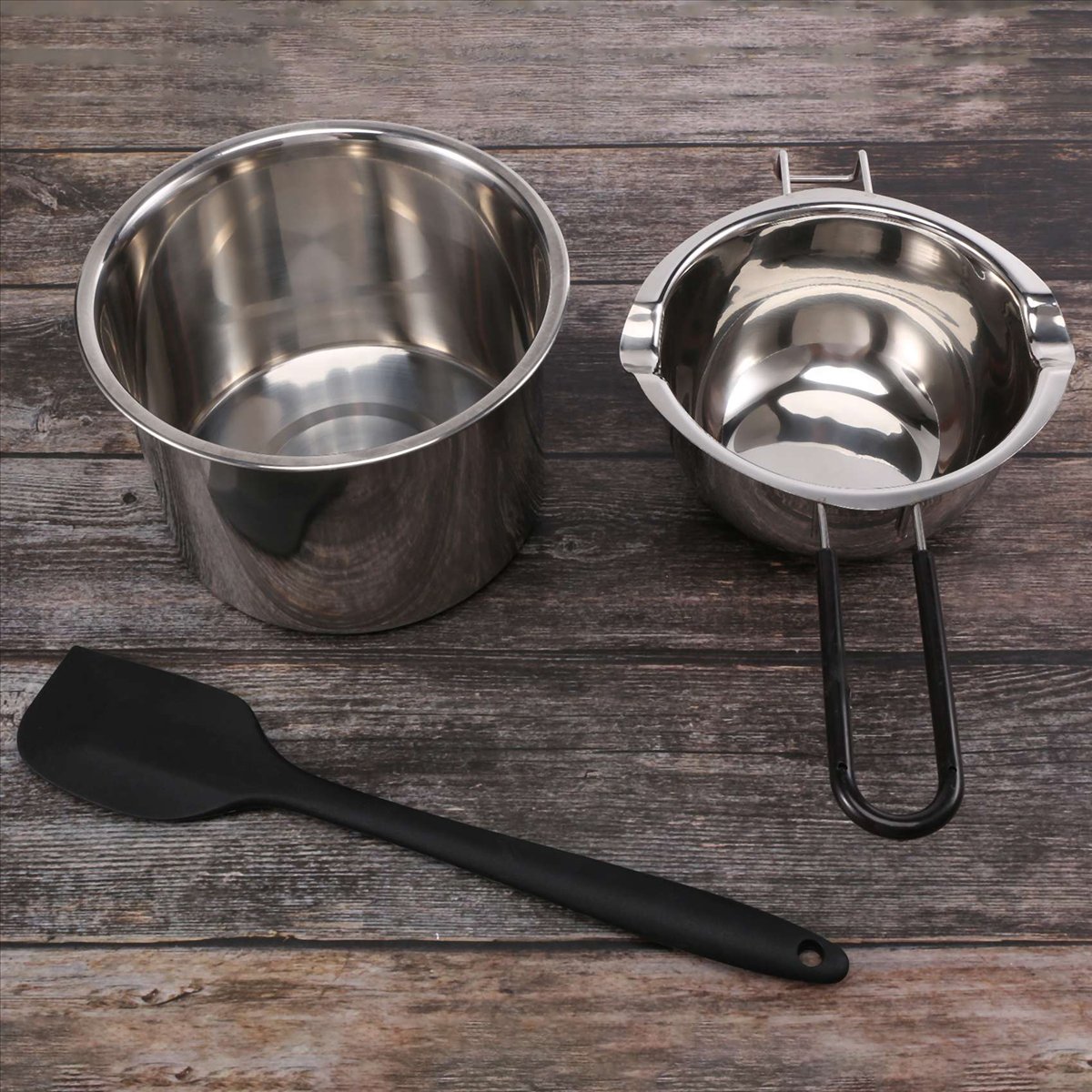 ABLQ Double Boiler Pot Set Sta - Soap Making Double Boiler ulasan dan harga
