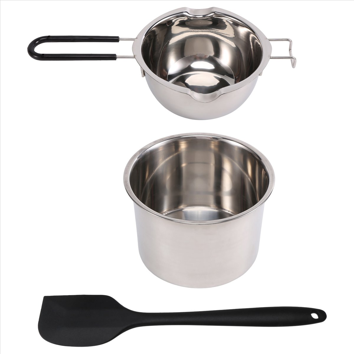 ABLQ Double Boiler Pot Set Sta - Soap Making Double Boiler ulasan dan harga