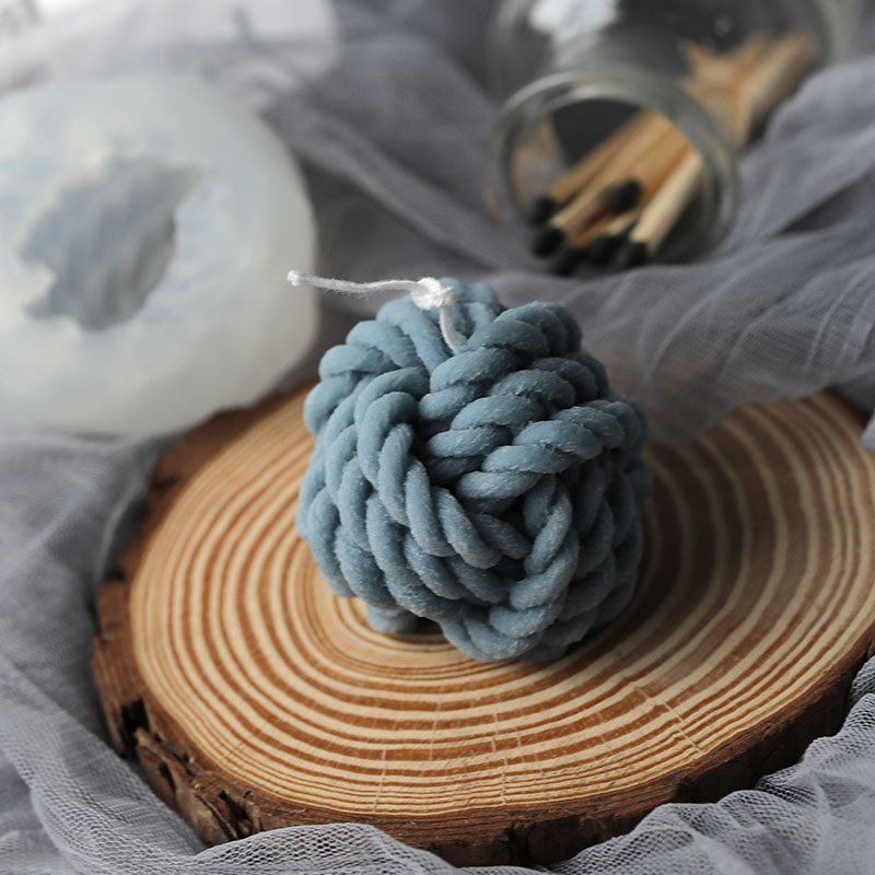 3D Wool Shape Candle Mold Scen - Soap Making Chemical ulasan dan harga