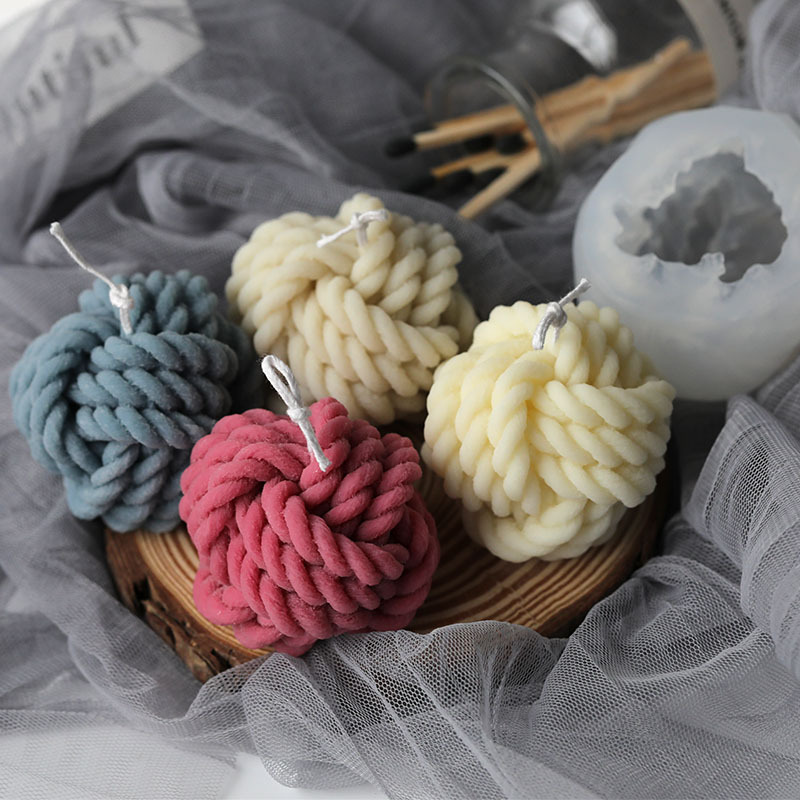 3D Wool Shape Candle Mold Scen - Soap Making Chemical ulasan dan harga
