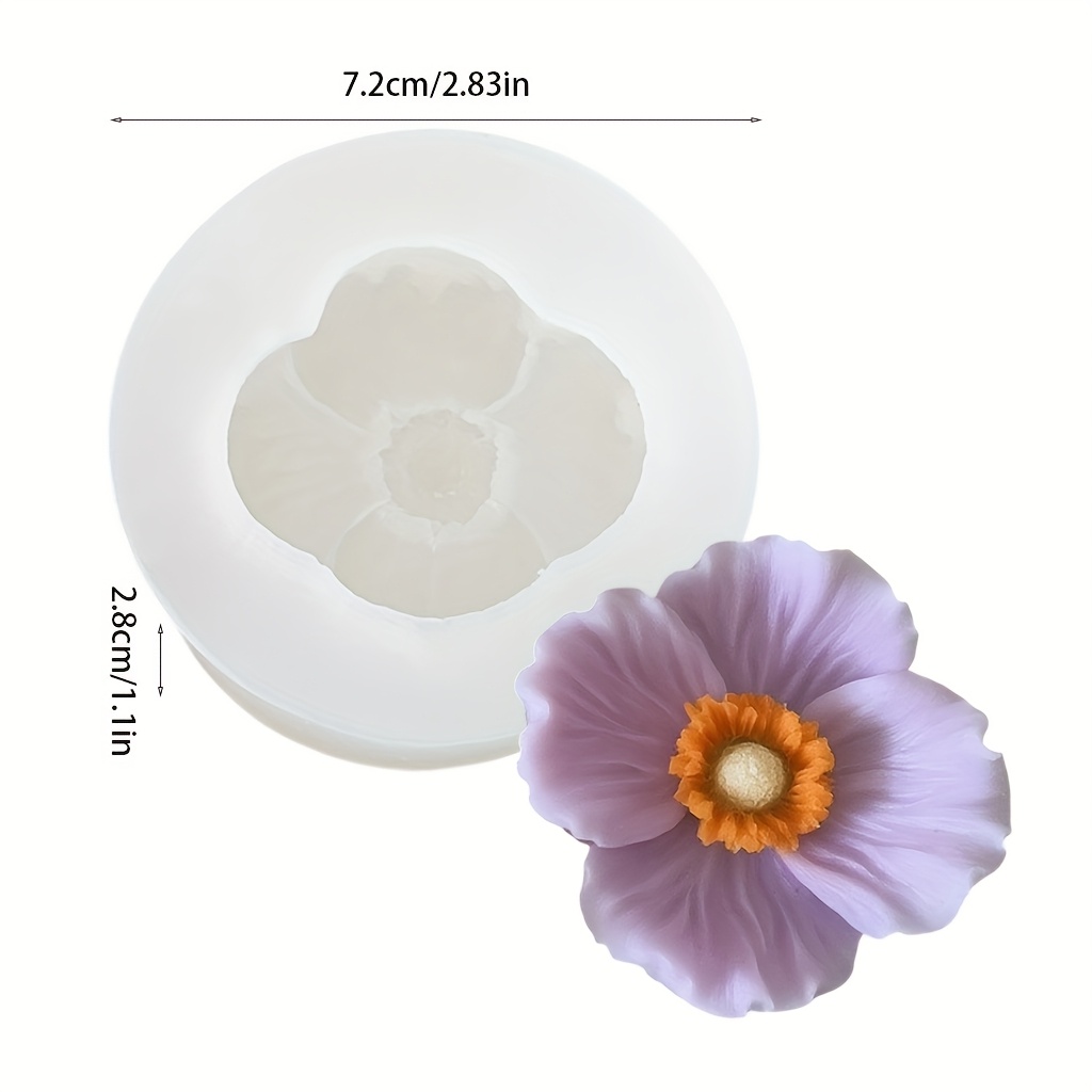 Flower Silicone Candle Mold, C - Soap Making In Home ulasan dan harga