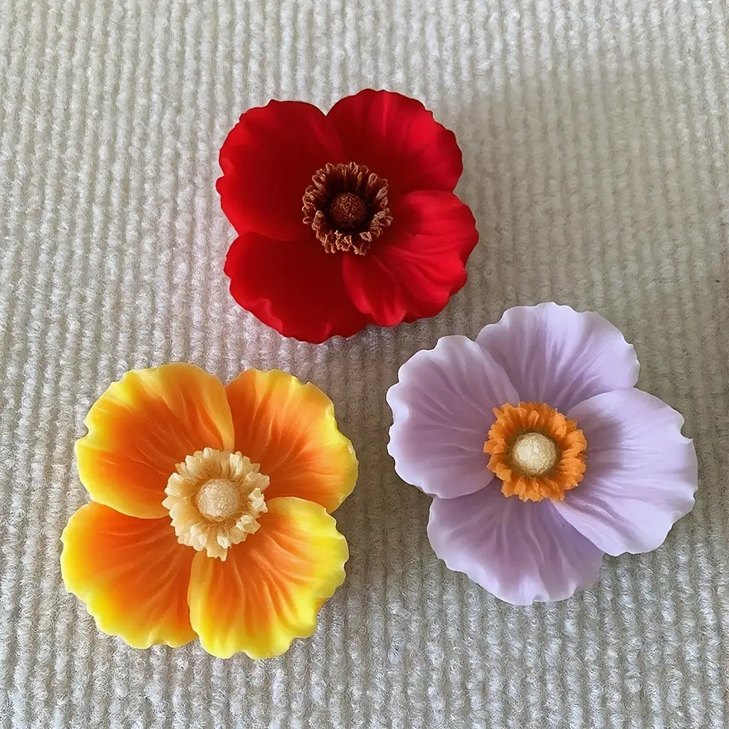 Flower Silicone Candle Mold, C - Soap Making In Home ulasan dan harga