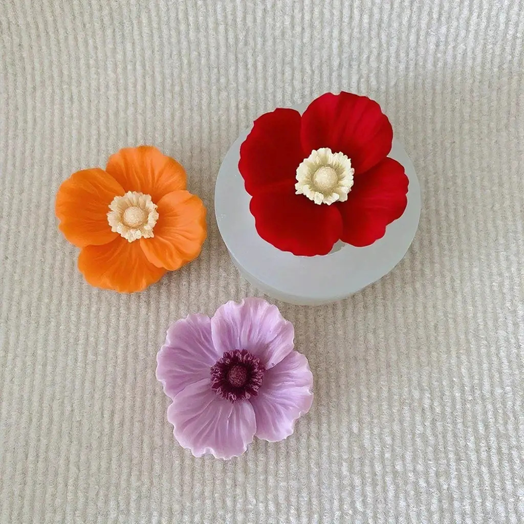 Flower Silicone Candle Mold, C - Soap Making In Home ulasan dan harga