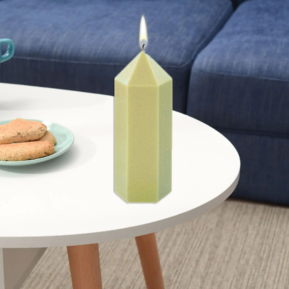 3D Hexagonal Column Candle Mol - Soap Making Business ulasan dan harga