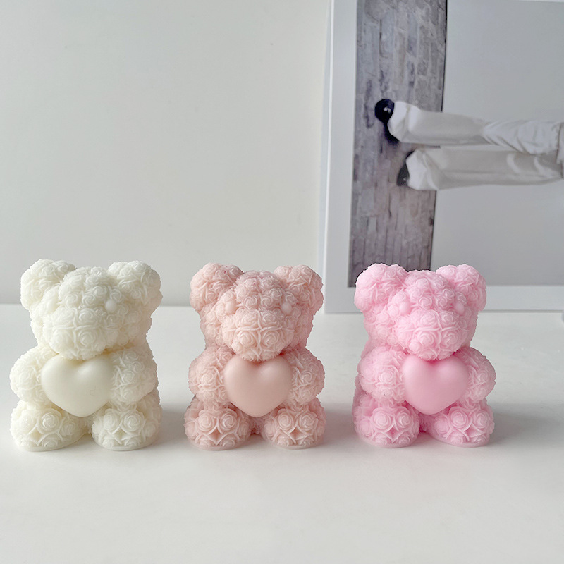 3D Bear Hug Love Silicone Cand - Soap Making In Home ulasan dan harga