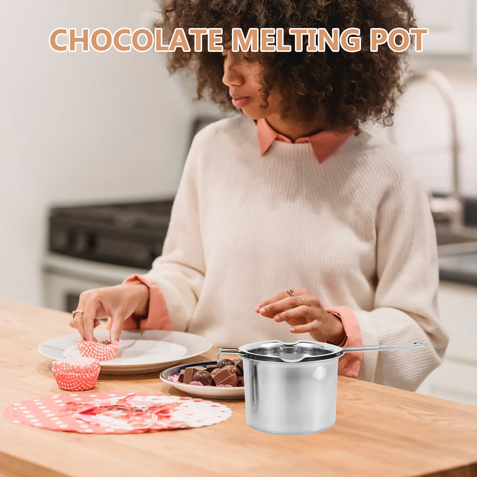 1Set Double Boiler Wax Melting - Soap Making Double Boiler ulasan dan harga