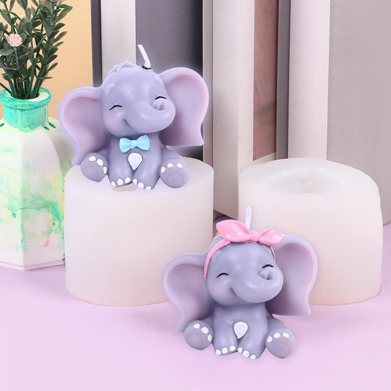 Cute 3D Elephant Silicone Cand - Soap Making Supplies ulasan dan harga