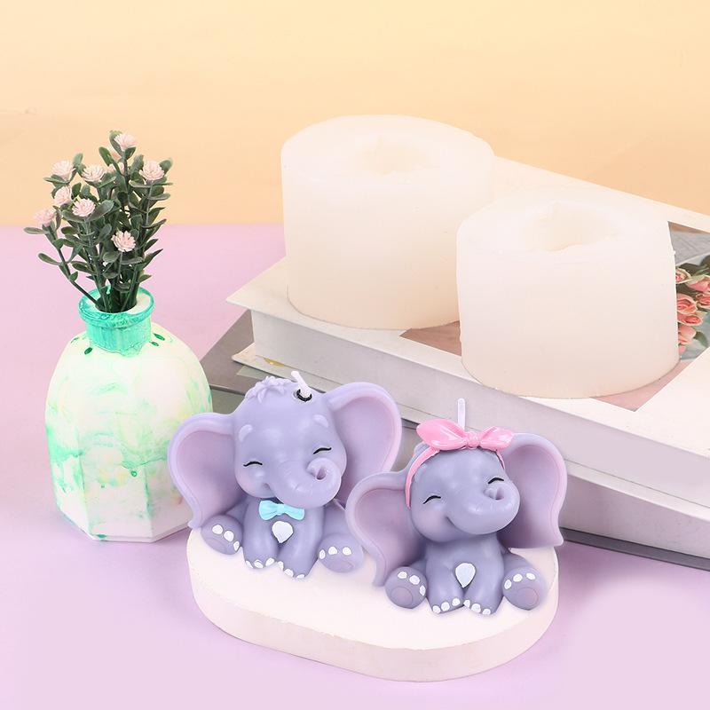 Cute 3D Elephant Silicone Cand - Soap Making Supplies ulasan dan harga