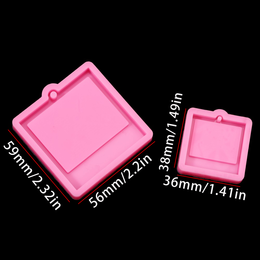 Photo Frame Epoxy Resin Keycha - Soap Making Supplies ulasan dan harga