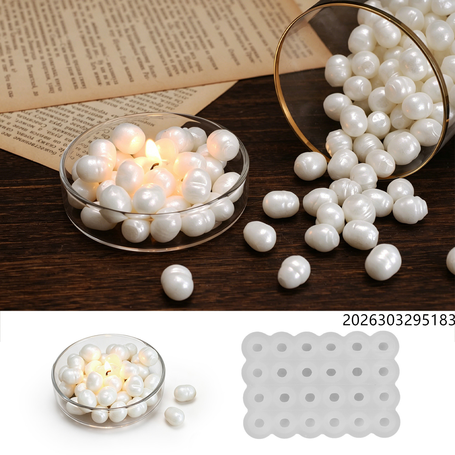 Healing Ocean Pearl Mirror Wax - Soap Making Organic ulasan dan harga