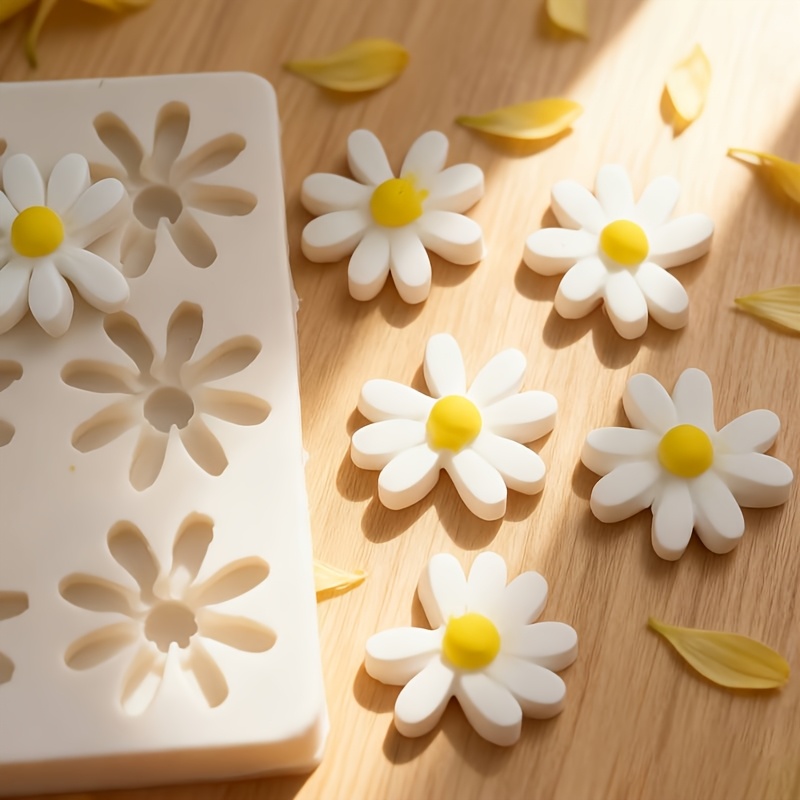 1pc 3D Daisy Sunflower Silicon - Soap Making Supplies ulasan dan harga
