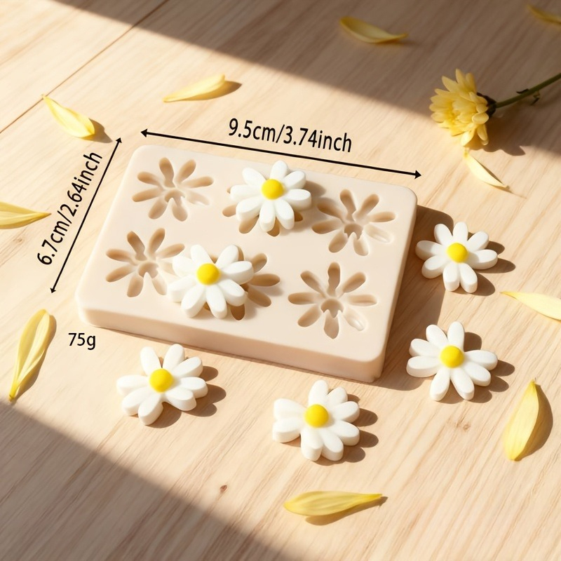 1pc 3D Daisy Sunflower Silicon - Soap Making Supplies ulasan dan harga