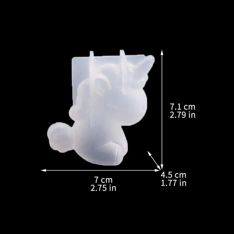3D Geometric Silicone Unicorn  - Soap Making Supplies ulasan dan harga