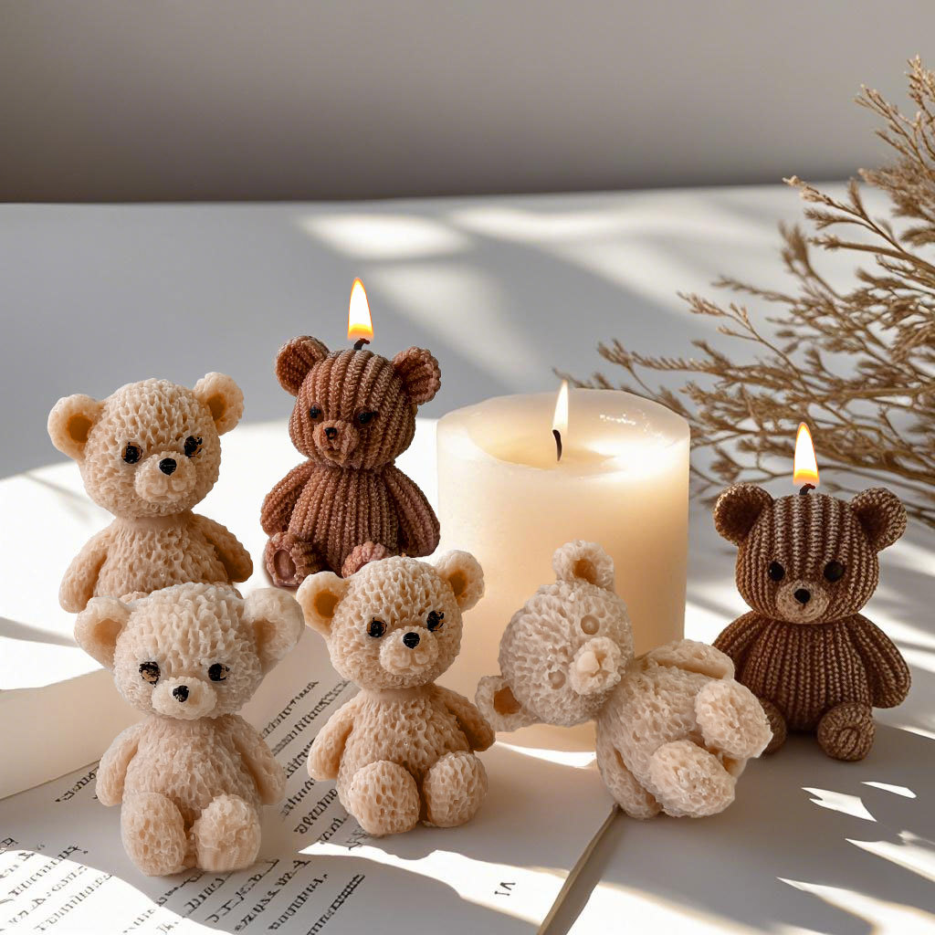 Mini Bear Soap Mold Easy To Cl - Soap Making In Home ulasan dan harga
