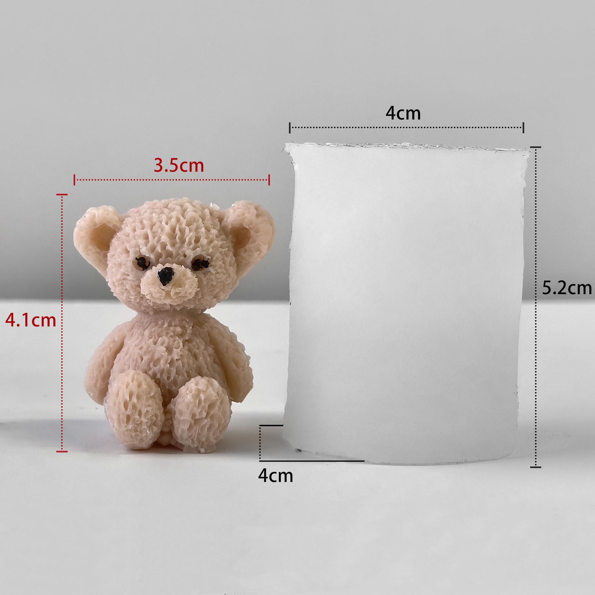 Mini Bear Soap Mold Easy To Cl - Soap Making In Home ulasan dan harga