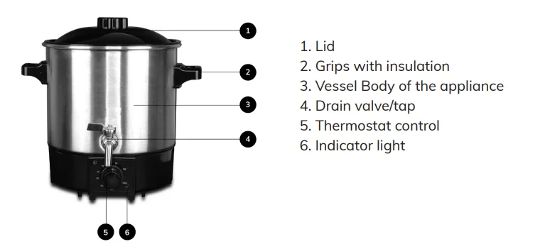 9L Double Boiler Candle Wax Me - Soap Making Double Boiler ulasan dan harga