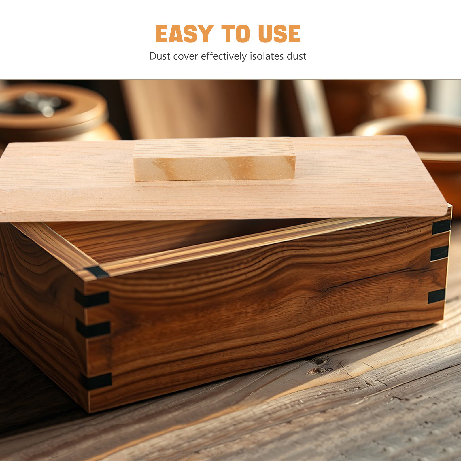 4Pcs Soap Mold Wooden Dustproo - Soap Making Cold Process ulasan dan harga
