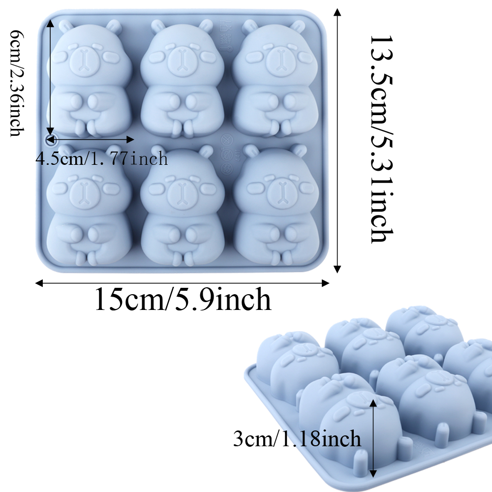1 Silicone Cake Mold in the Sh - Soap Making Tray ulasan dan harga