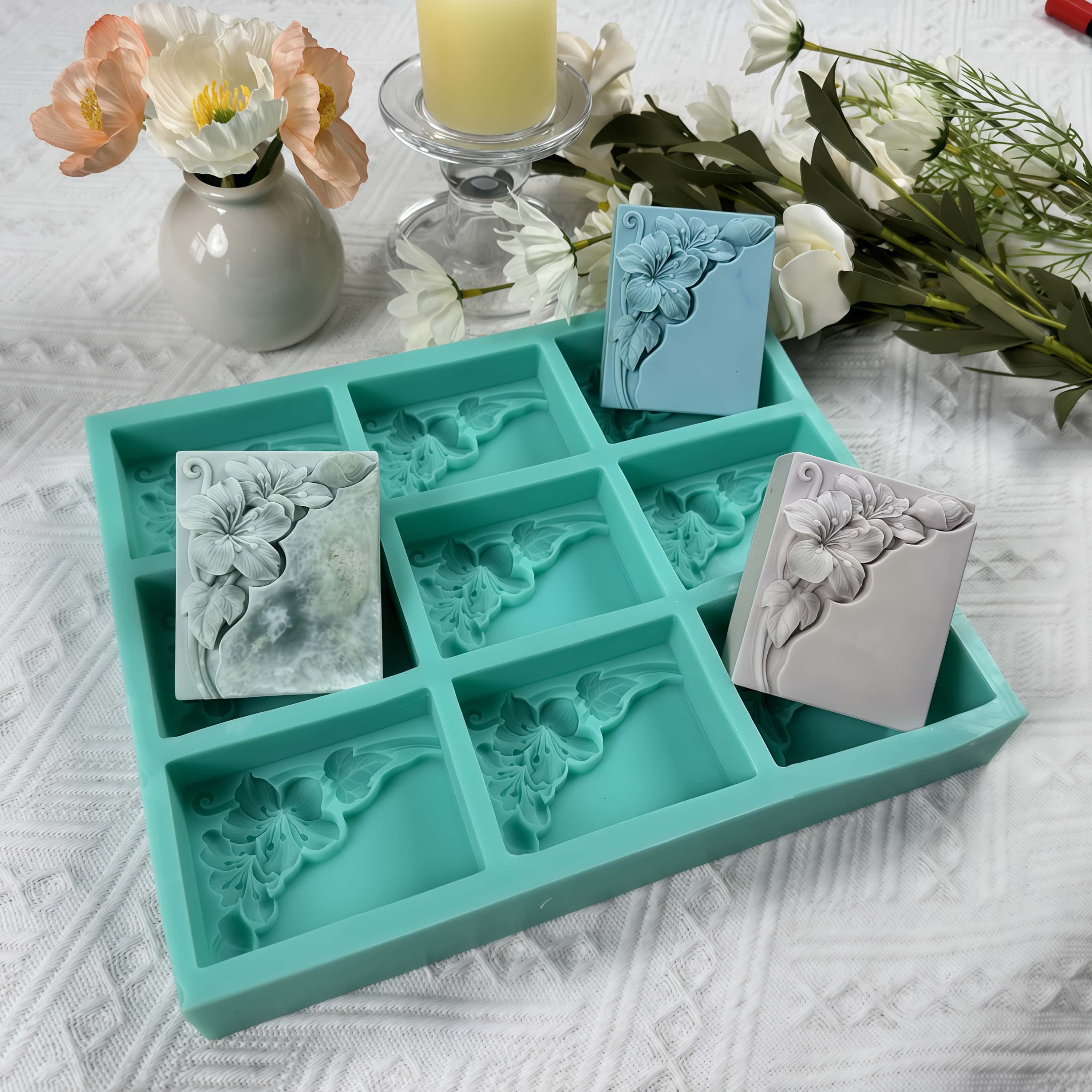 9 Cavities Tung Flower Soap Mo - Soap Making Books ulasan dan harga