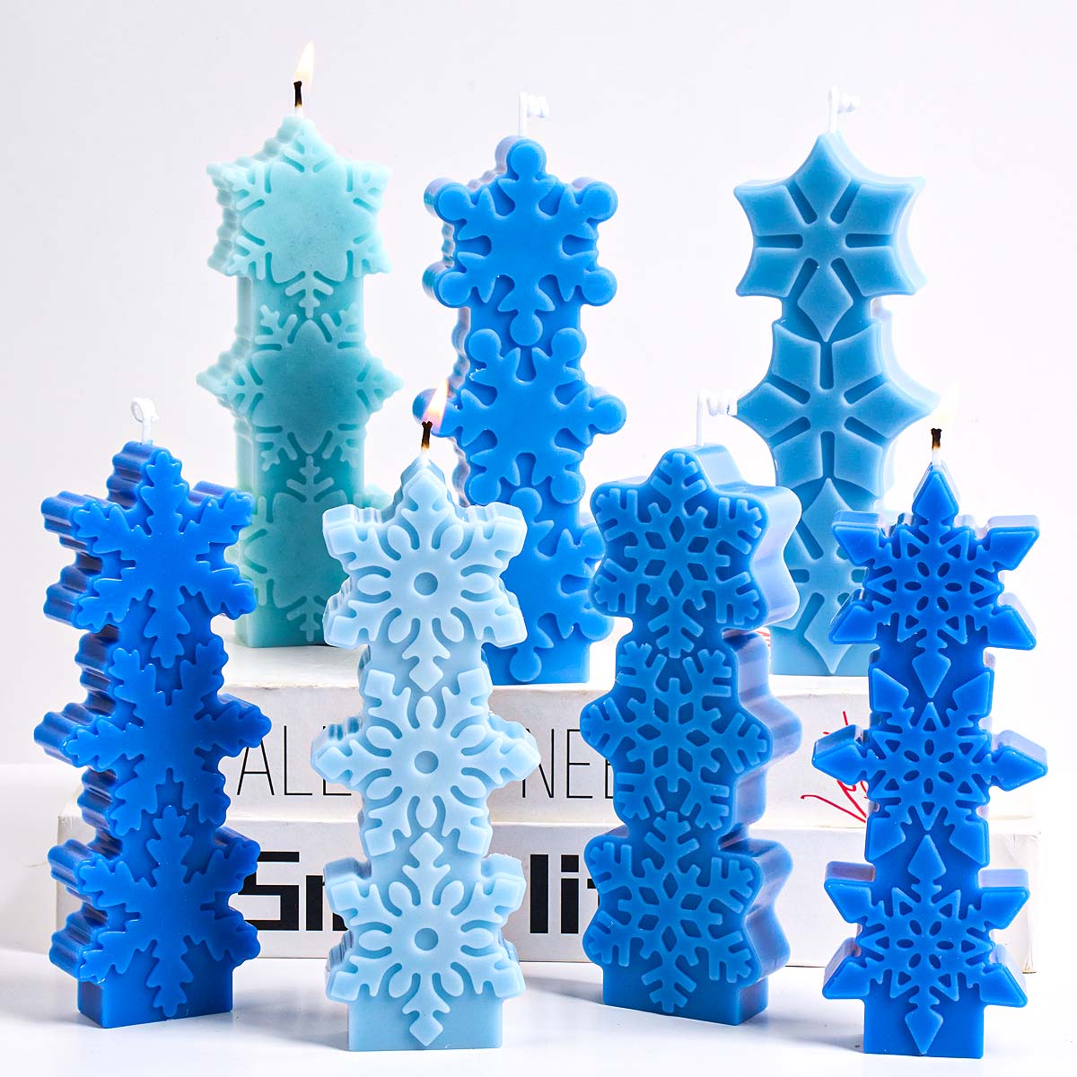 Christmas Snowflake Candle Mol - Soap Making In Home ulasan dan harga