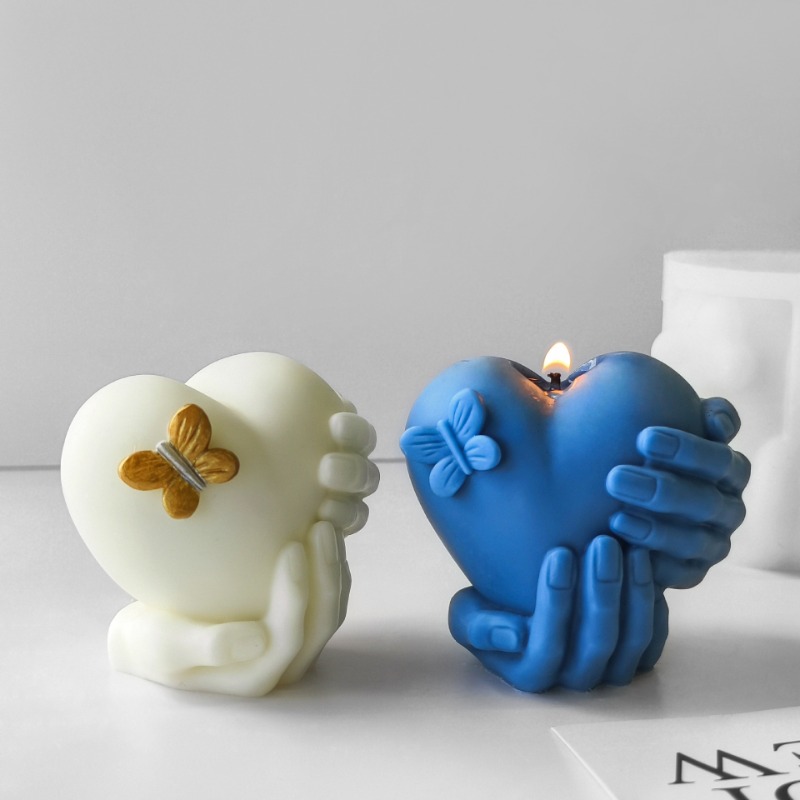 Hand Hold Love Silicone Candle - Soap Making Business ulasan dan harga
