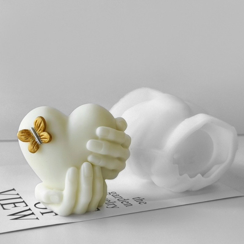 Hand Hold Love Silicone Candle - Soap Making Business ulasan dan harga