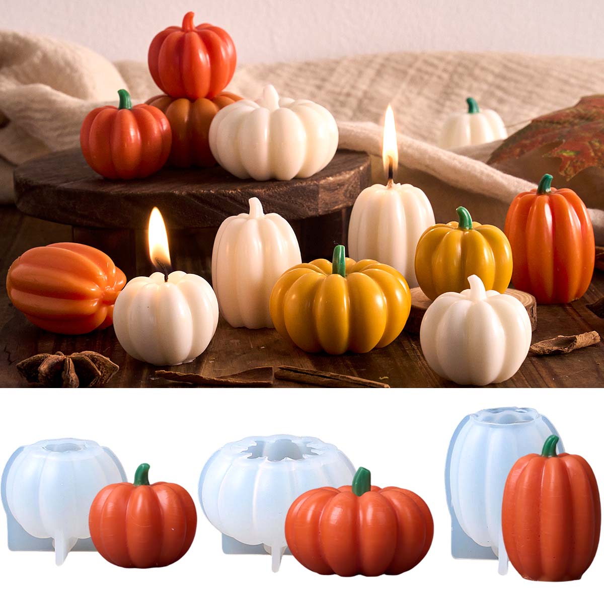 Halloween Pumpkin Silicone Mol - Soap Making In Home ulasan dan harga