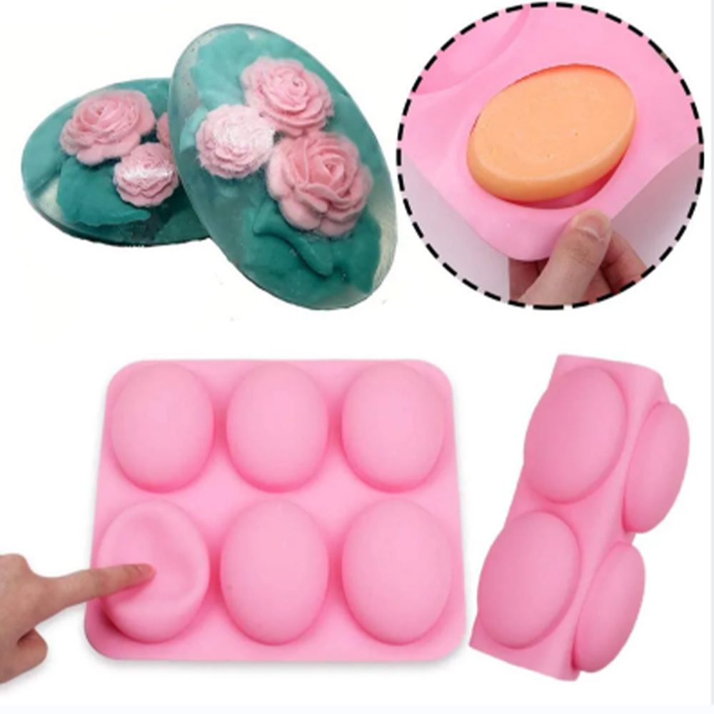 6 Cavities Multifunctional Ova - Soap Making Supplies Australia ulasan dan harga