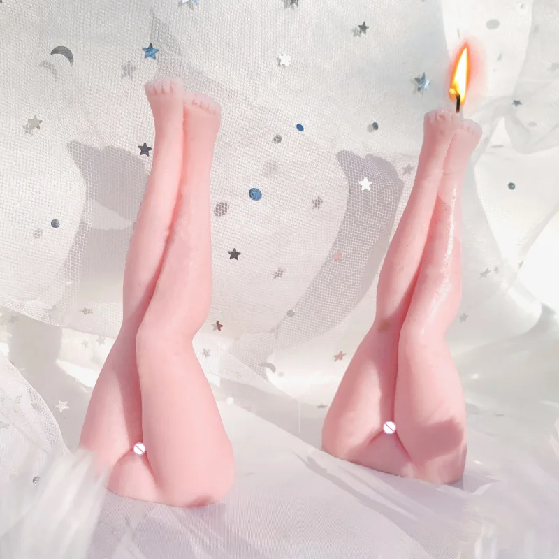 DIY Woman 3D Sexy Legs Candle  - Soap Making In Home ulasan dan harga