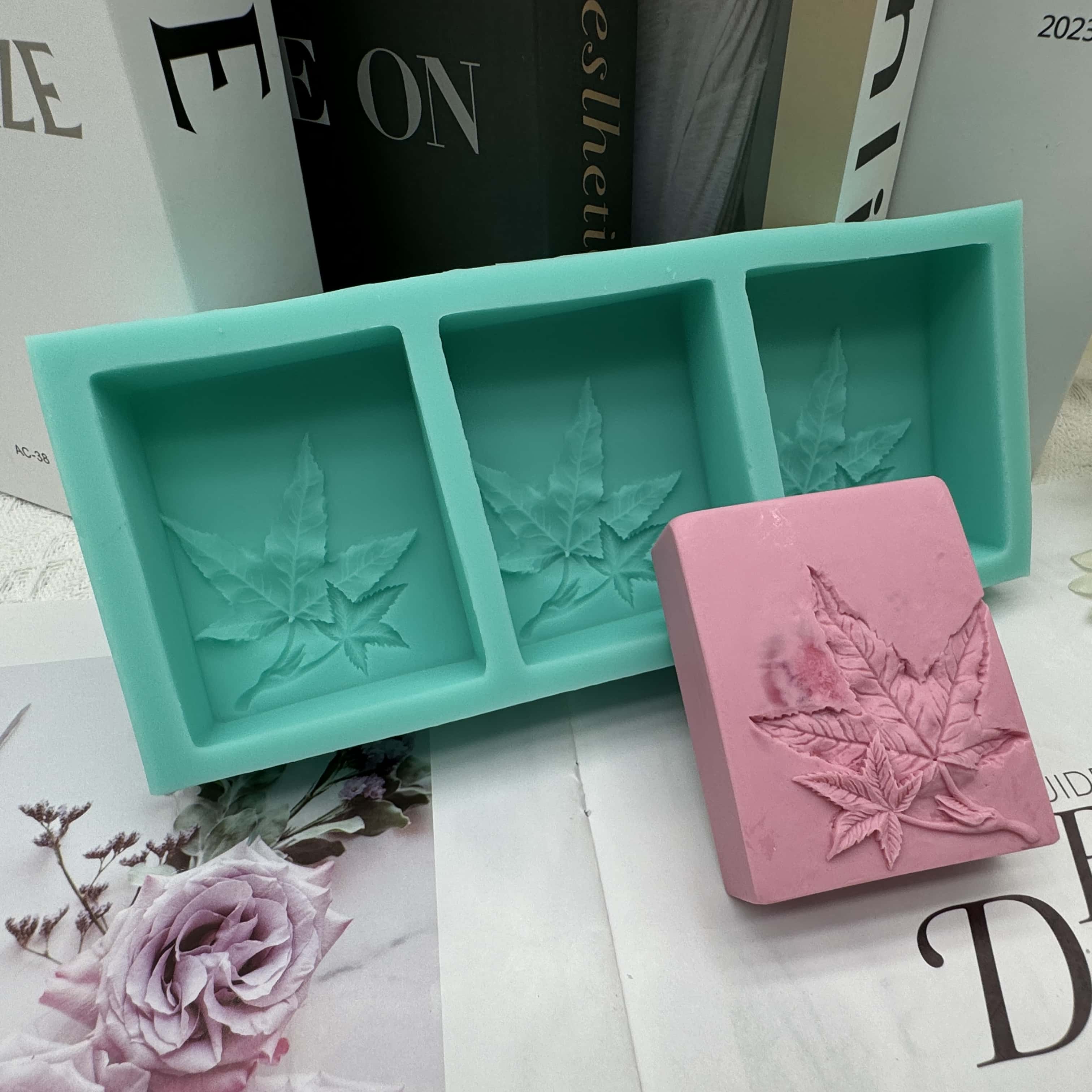 3 Cavities Flower Soap Molds,  - Soap Making Books ulasan dan harga