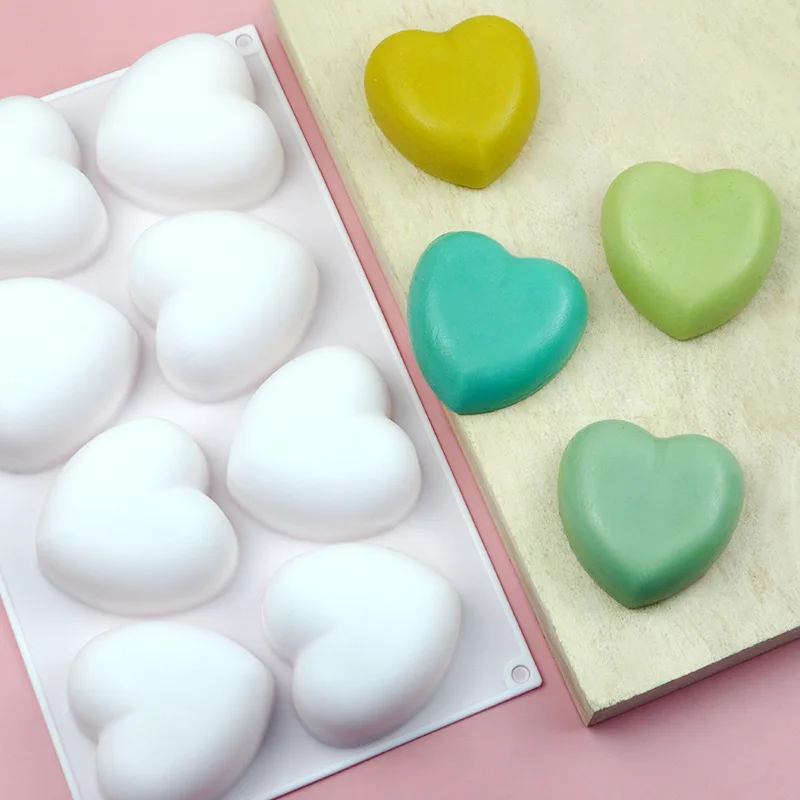 Love Heart Silicone Soap Mold  - Soap Making Tray ulasan dan harga