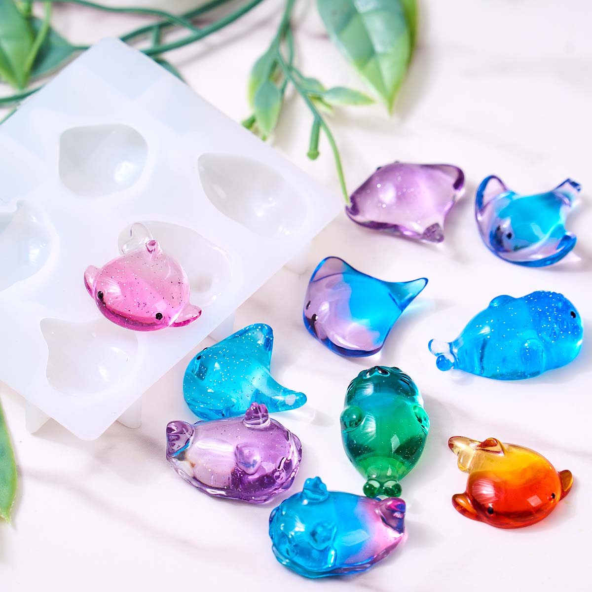 3D Healing Kawaii Manta Ray Wh - Soap Making Supplies ulasan dan harga