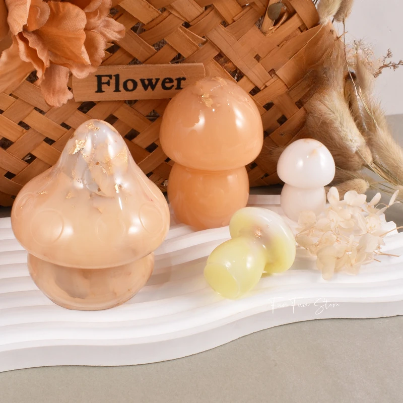 3D Mushroom Candle Silicone Mo - Soap Making Chemical ulasan dan harga