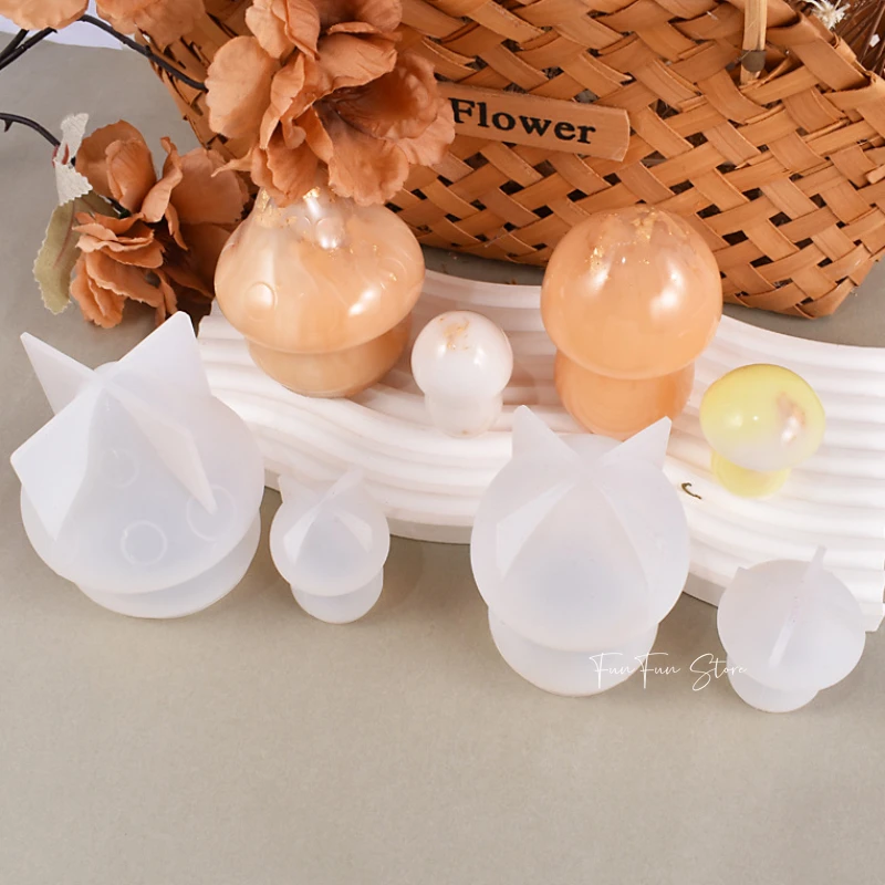 3D Mushroom Candle Silicone Mo - Soap Making Chemical ulasan dan harga