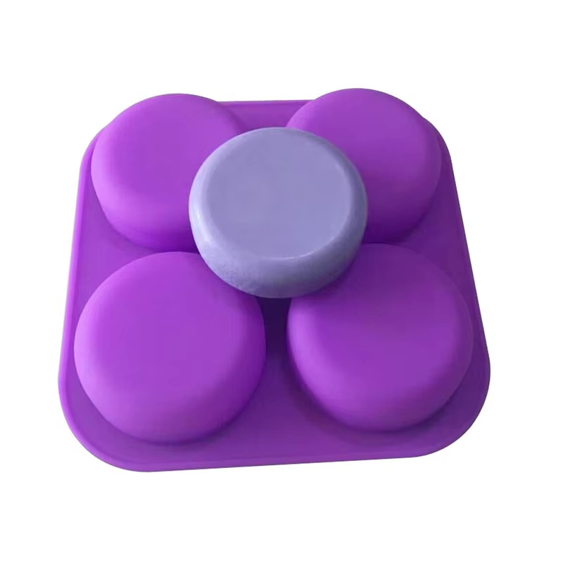 1-2 PCS 4 Cavity Reusable Roun - Soap Making Tray ulasan dan harga
