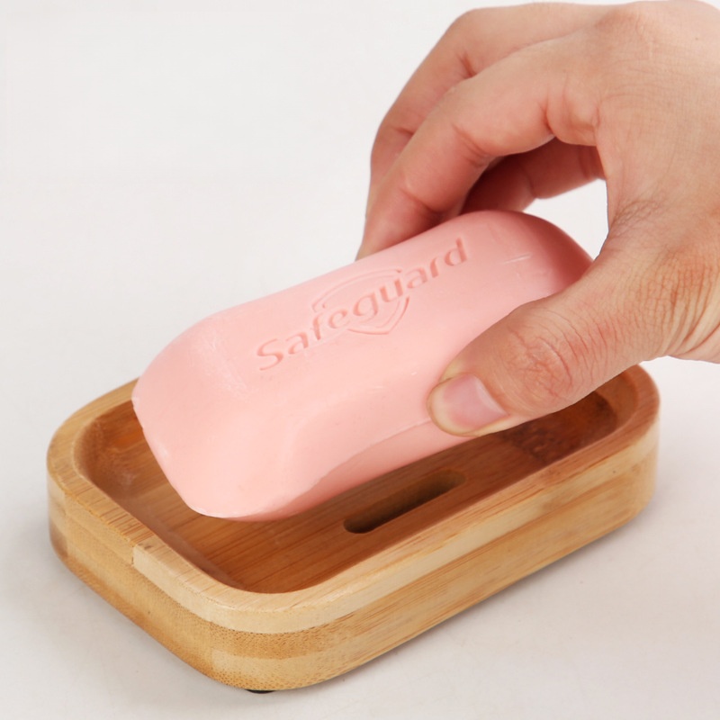 1 Pc Bamboo Wooden Soap Dish,  - Soap Making Tray ulasan dan harga