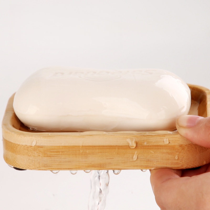 1 Pc Bamboo Wooden Soap Dish,  - Soap Making Tray ulasan dan harga