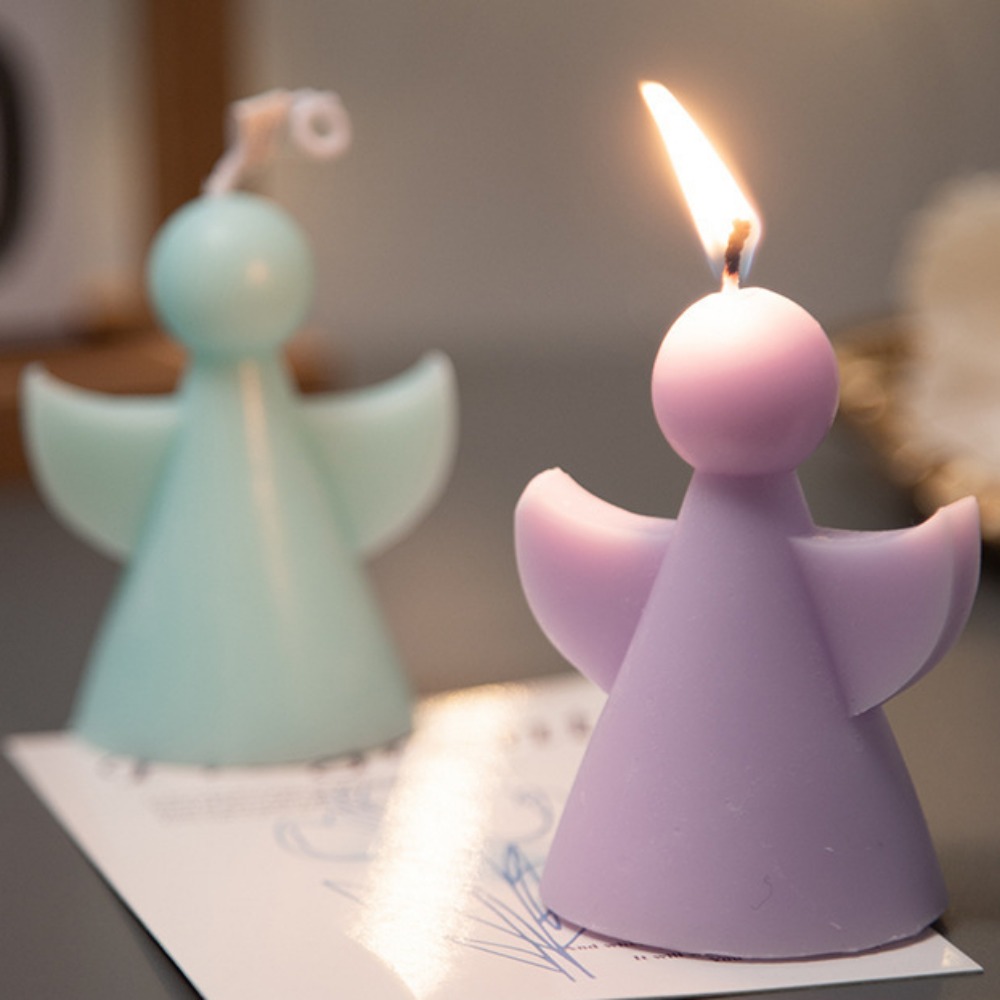 Round Head Wing Angel Acrylic  - Soap Making In Home ulasan dan harga