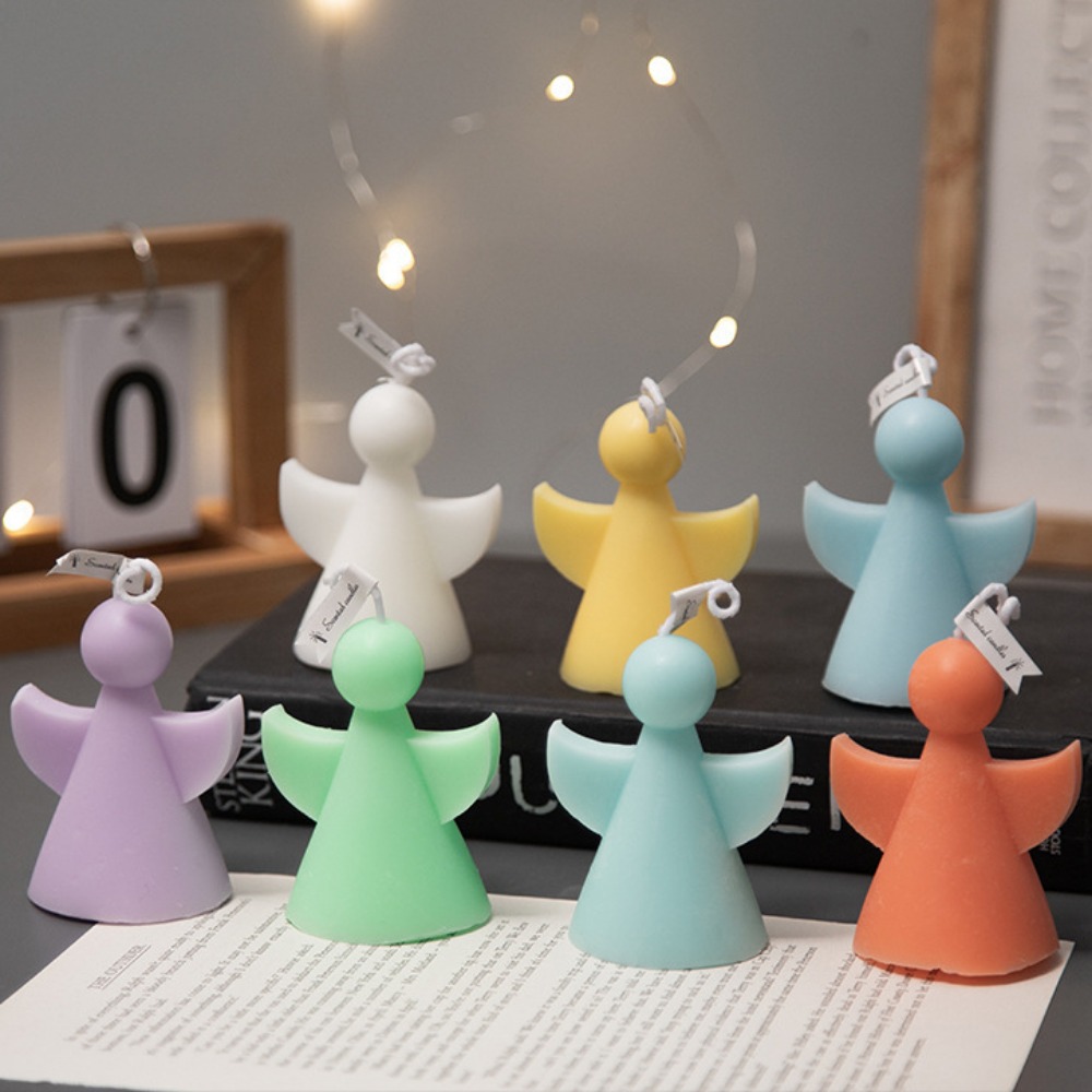 Round Head Wing Angel Acrylic  - Soap Making In Home ulasan dan harga