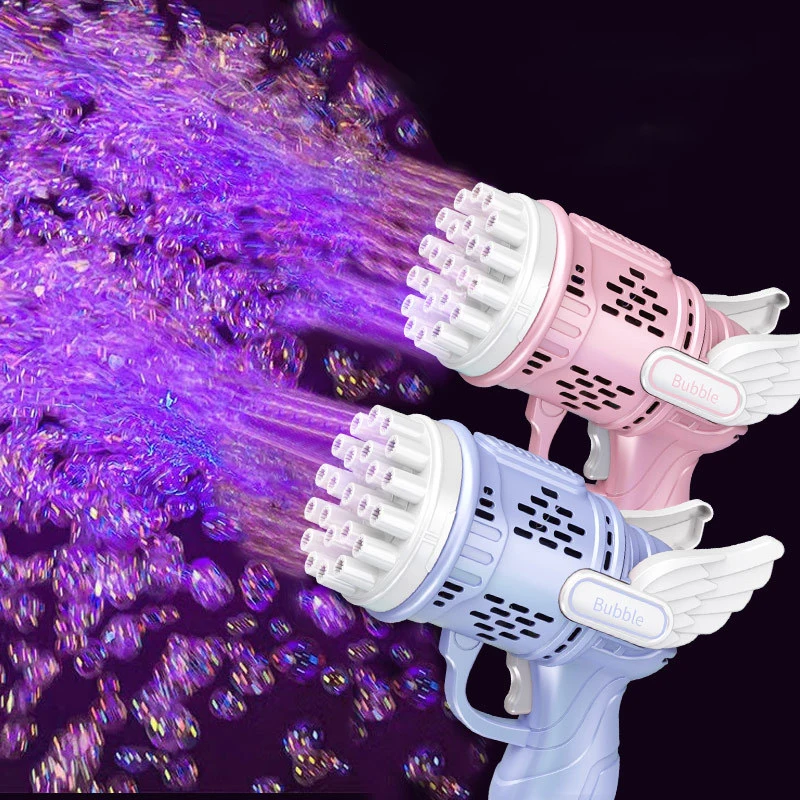 Bubble Gun Kids Toys Rocket 32 - Soap Making Cold Process ulasan dan harga