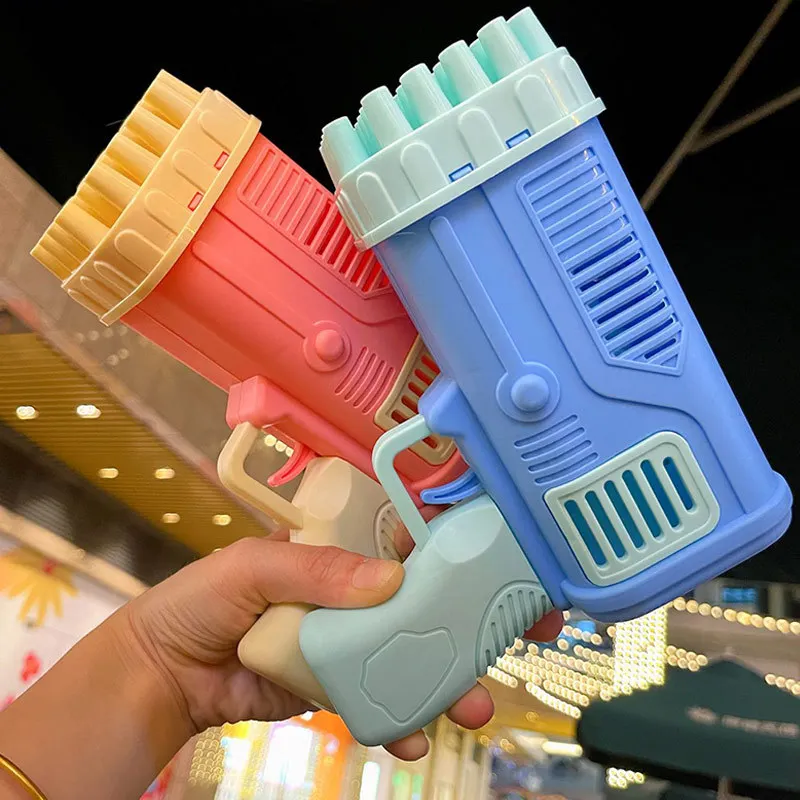 Bubble Gun Kids Toys Rocket 32 - Soap Making Cold Process ulasan dan harga